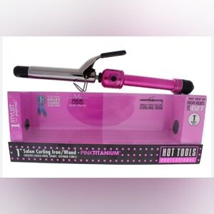 Hot Tools Pink Titanium Curling Iron Without Box